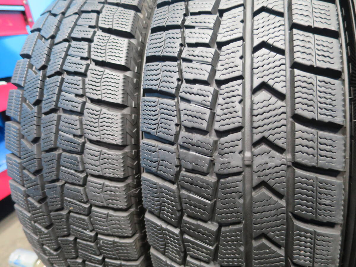 23年製バリ山 185/70R14 88Q ◆ DUNLOP WINTER MAXX WM02 ◆ 4本 C750 スタッドレス_画像4