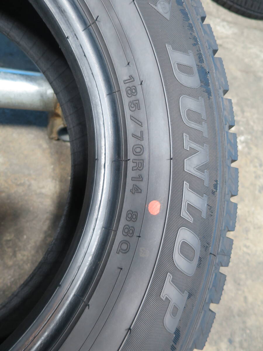 23年製バリ山 185/70R14 88Q ◆ DUNLOP WINTER MAXX WM02 ◆ 4本 C750 スタッドレス_画像9