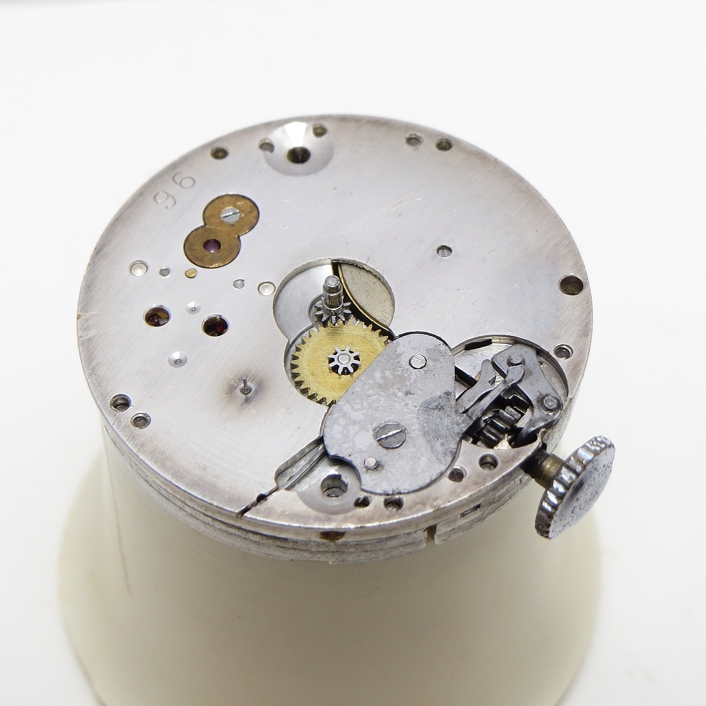 OH済み　1920s　戦前　SEIKO　セイコー　モリス型　9型　10石　機械式　手巻　腕時計　スモセコ　アンティーク　チラネジ　JAPAN　MADE_画像5