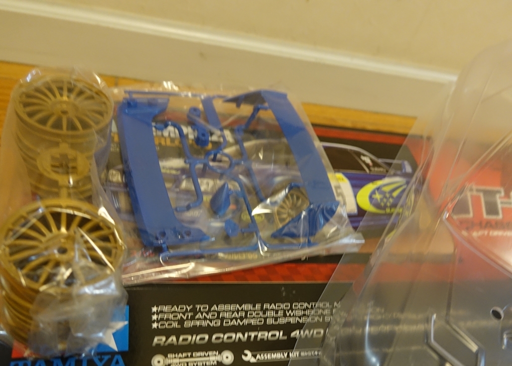 ★★TAMIYA タミヤ1/10RC インプレッサ モンテカルロ99 新品未組み立て ドリフトベース★★_画像5