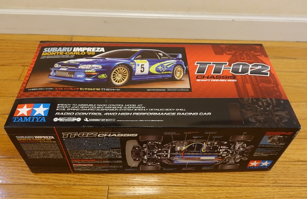 ★★TAMIYA タミヤ1/10RC インプレッサ モンテカルロ99 新品未組み立て ドリフトベース★★_画像1