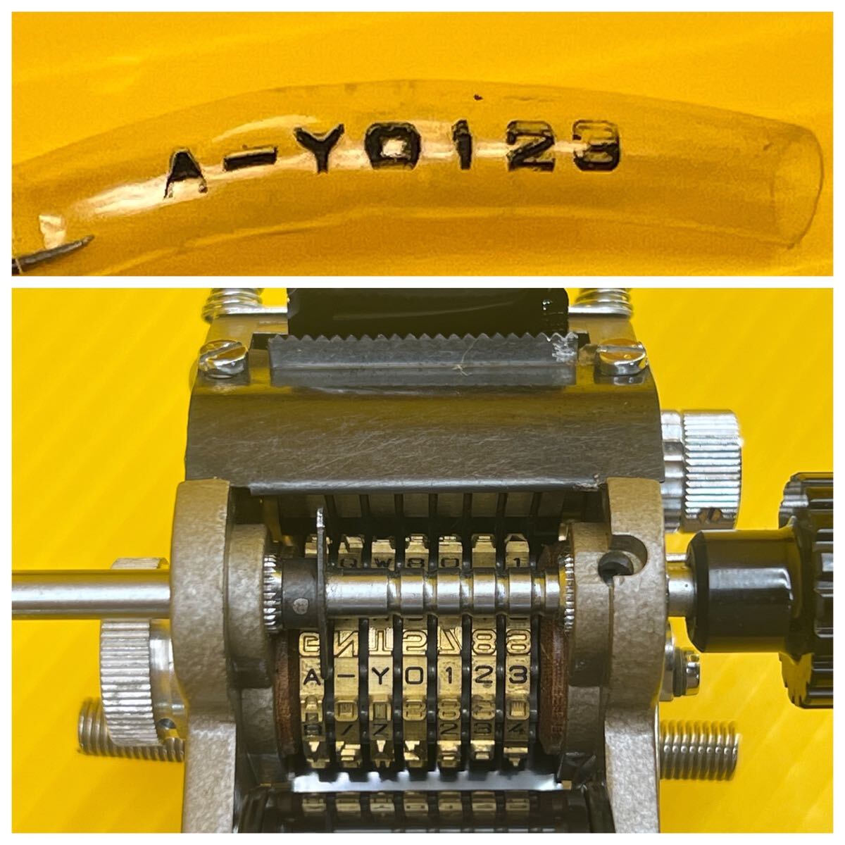チューブ電線マーキングマシン　ハンド式　ホットマーカー　M-3 CTK 中央通商株式会社　TRANSFORMER FOR HEATING 中古品　経年保管品_画像5