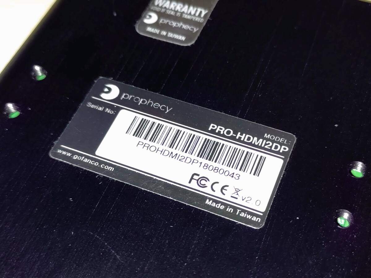 gofanco Prophecy HDMI 2.0 to DisplayPort 1.2 Converter (PRO-HDMI2DP)_画像9