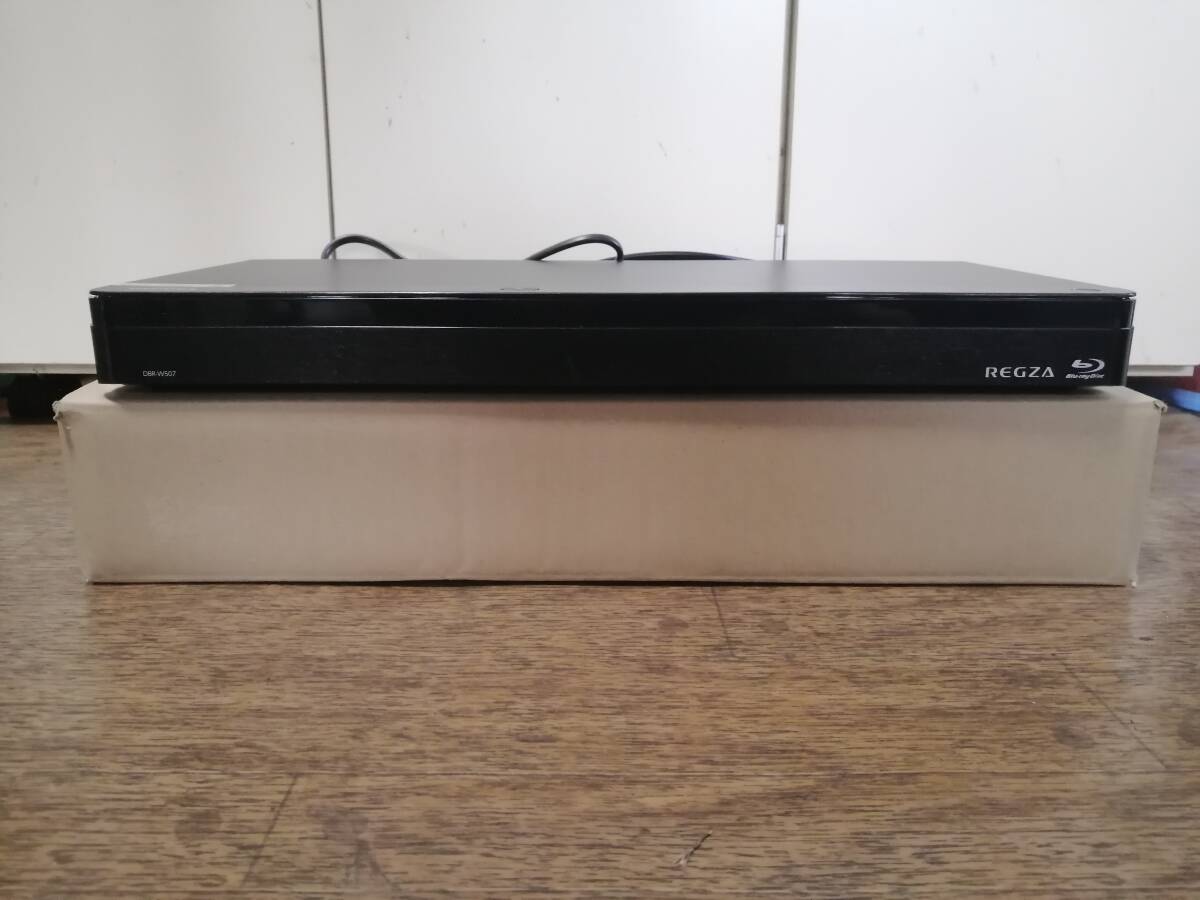送料80S 東芝 HDD& BD DVD レコーダ－DBR-W507 HDDを2TBに換装 録画時間4倍の184時間 カード付 分解掃除 HDD検査 整備済_画像1