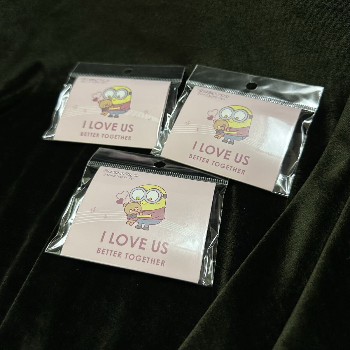 ミニオン MINIONS クリーニングペーパー 3個セット_画像1