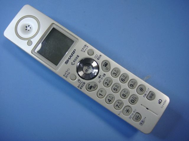 CJ-KS80 シャープ コードレス 電話機 子機 送料無料 スピード発送 即決 不良品返金保証 純正 C9849_画像1