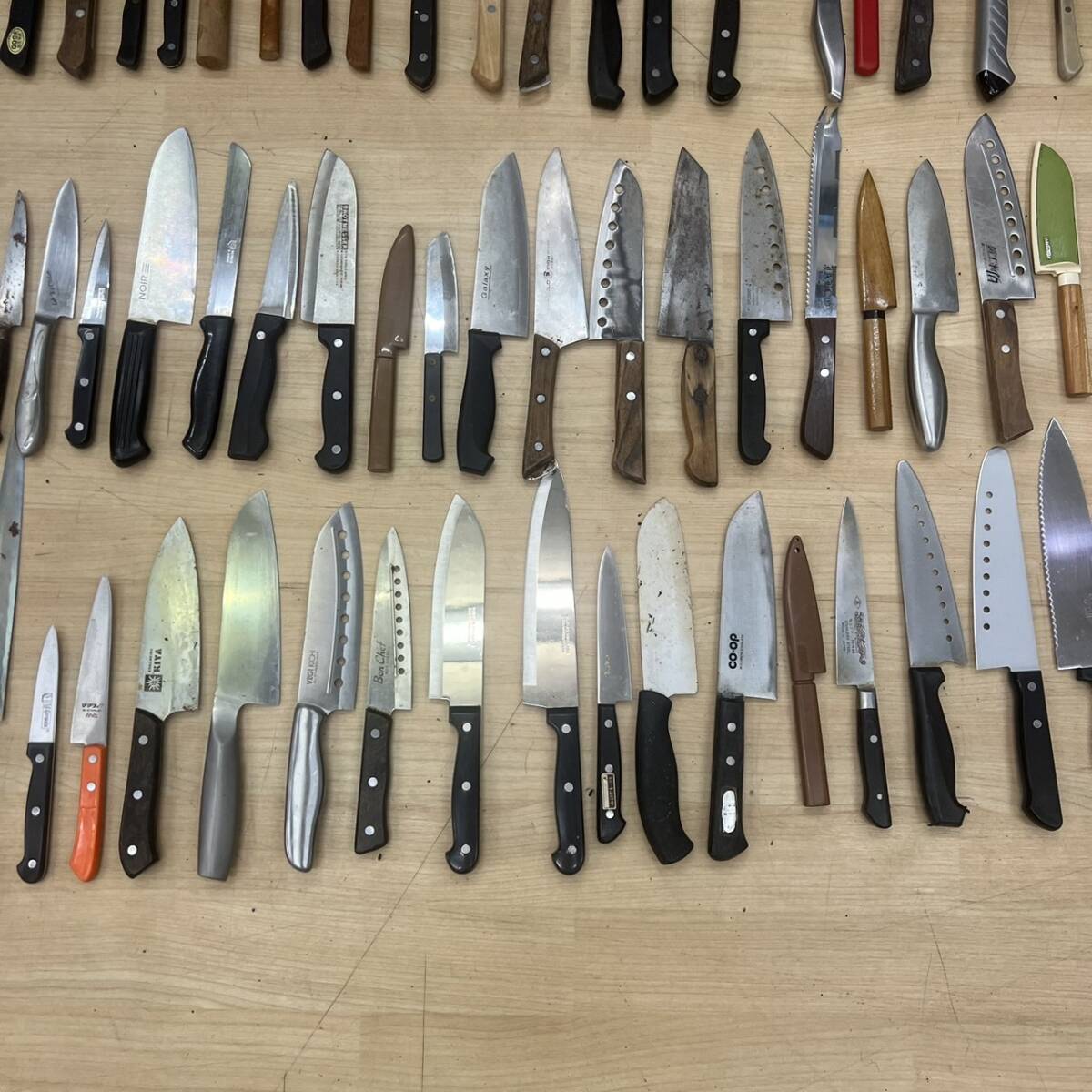 【未検品】和包丁 洋包丁 まとめ売り 100本以上 三徳包丁 牛刀 刺身 柳刃 中華 菜切り ペティナイフ 料理 調(diào)理道具 調(diào)理器具 ②