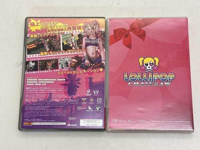 T351-S3-18157 XBOX 360 LOLLIPOP CHAINSAW ロリポップチェーンソー ソフト 現(xiàn)狀品3