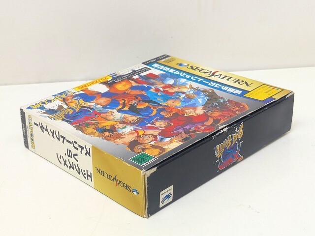 T240-S3-18187 SS SEGA SATURN セガサターン エックスメン VS. ストリートファイター 拡張ラムカートリッジ4MB付屬 箱説あり 現(xiàn)狀品2