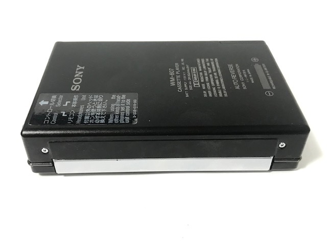 [極美品][美音][希少][整備品] SONY ウォークマン WM-607 10周年記念モデル マットブラック (カセットプレーヤー)