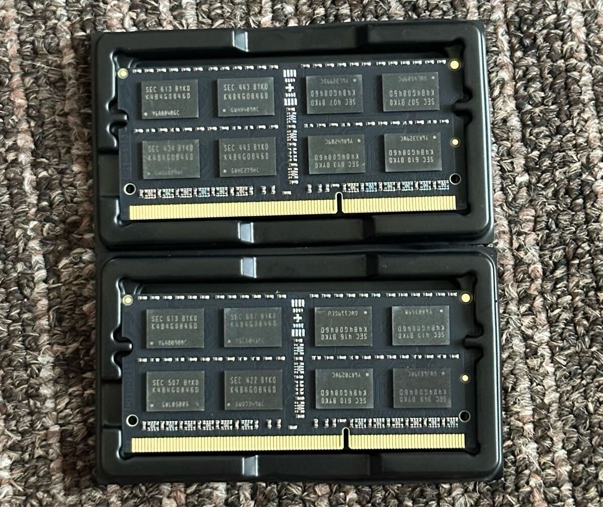 新品未使用 サムスンチップス samsungチップス 32GB(8GB×4枚) 2RX8 DDR3L 1600MHz PC3L-12800S SODIMM 204pinラップトップメモリRAM