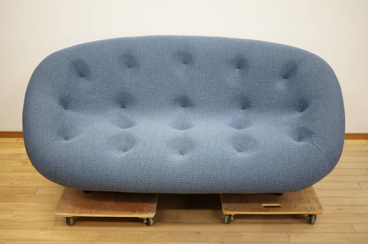東ハ:【ligne roset/リーン・ロゼ】ROSEPLOUM ロゼプルム 2P ソファ 幅約204㎝ 2人掛け 二人掛け デザイナーズ家具 リビング家具 _画像4