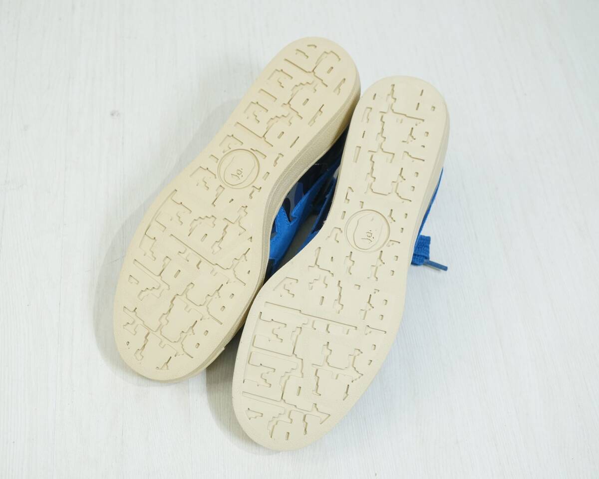 東ハ:未使用【A BATHING APE/ア ベイシング エイプ】FOOT Soldier BAPE STA ブルー×迷彩 28㎝ ベイプ スニーカー ★送料無料★_画像6