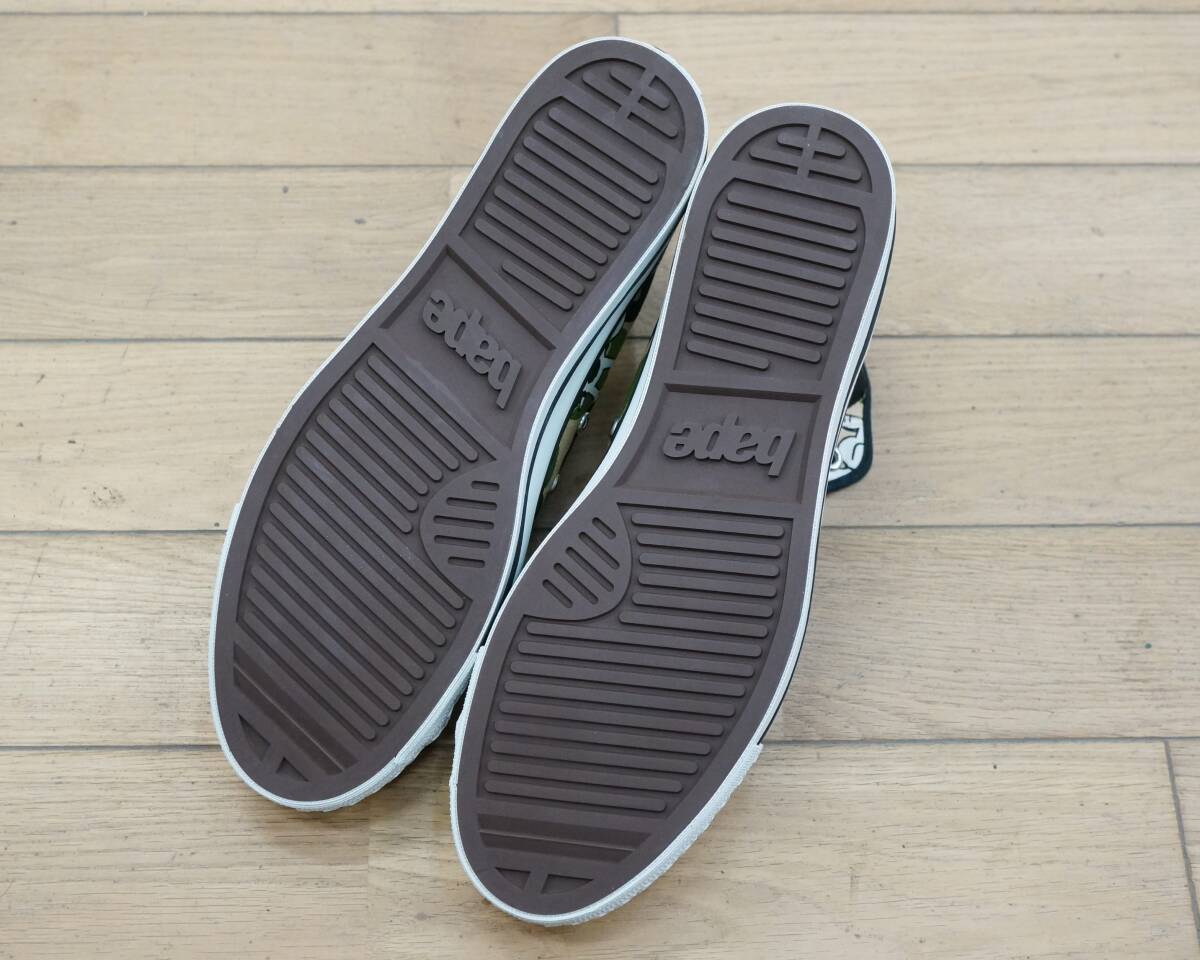 東ハ:未使用【ピーナッツ×ア ベイシング エイプ/A BATHING APE】APE STA HI スニーカー カモ×スヌーピー 28.0㎝ ベイプ ★送料無料★_画像6