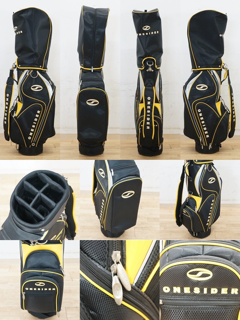 前ダ：【つるやゴルフ】ワンサイダー EM フレックス SR ゴルフクラブセット 12本 キャディバッグ カバー メンズ ★送料無料★_画像10