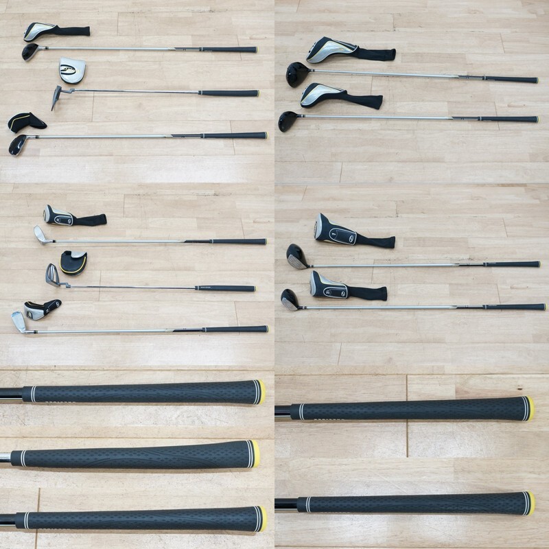 前ダ：【つるやゴルフ】ワンサイダー EM フレックス SR ゴルフクラブセット 12本 キャディバッグ カバー メンズ ★送料無料★_画像5