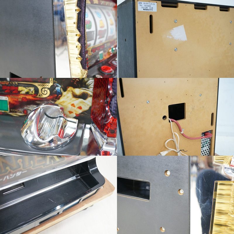 東ハ:【ロデオ】MONSTER HUNTER モンスターハンターZS パチスロ実機 コイン不要機 ドアキー＆設定キー スロット台 メダル不要台_画像8