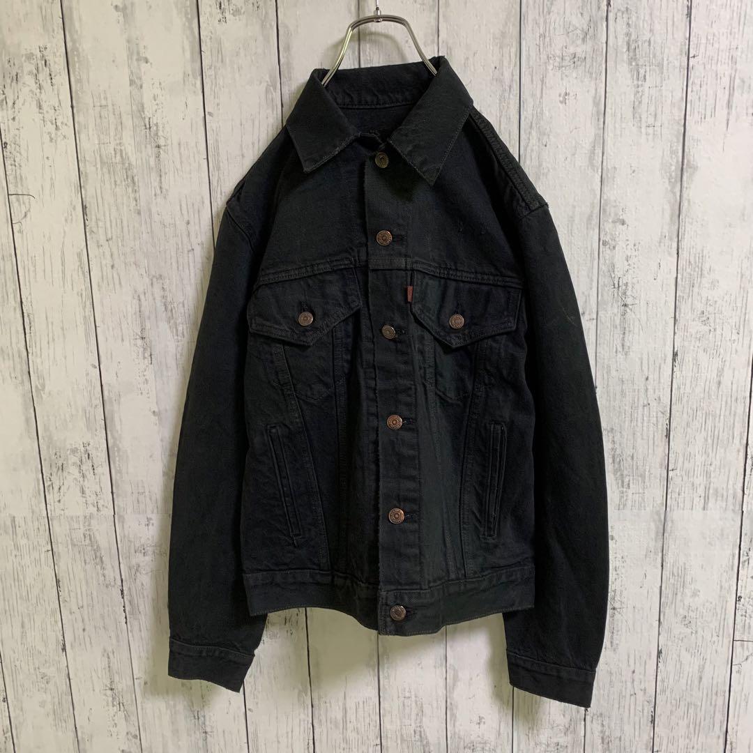 LEVI'S　リーバイス　デニムジャケット　Gジャン　黒　ブラック　メンズ　レディース_画像1