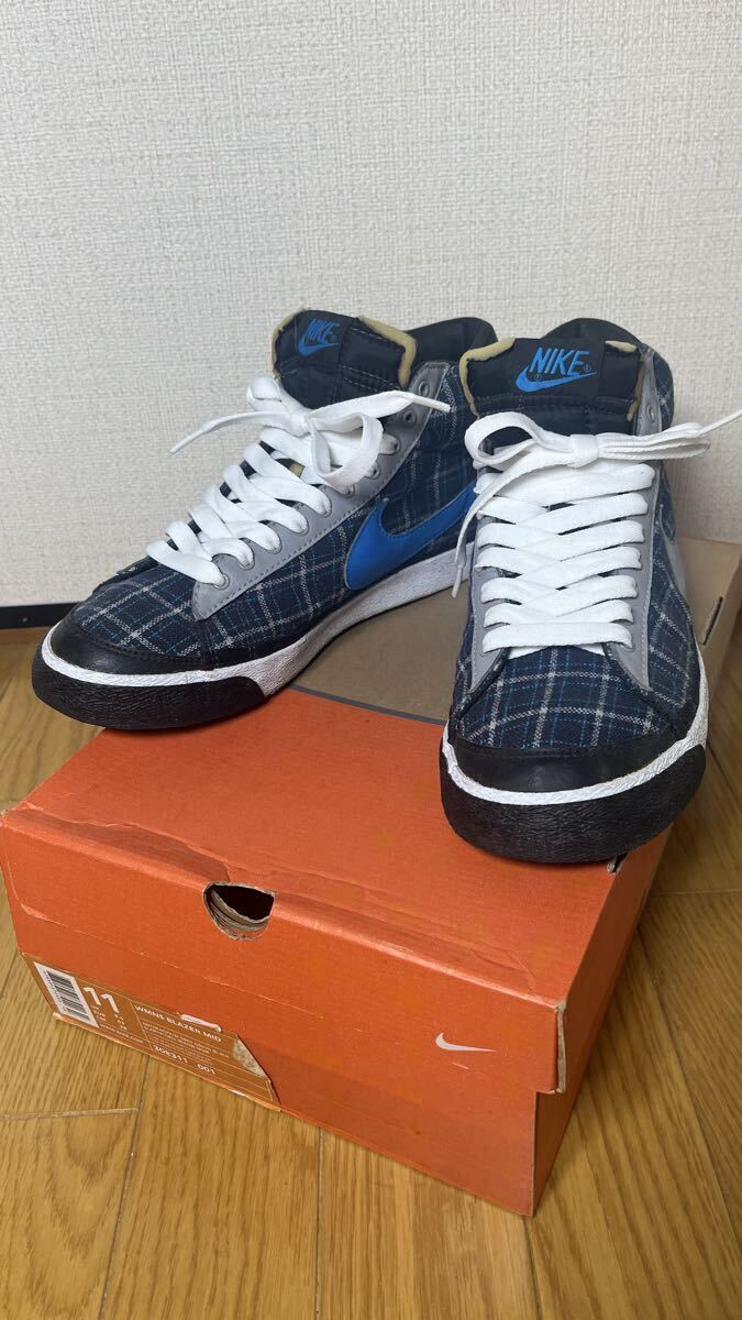 NIKE BLAZER MID X-girl コラボ 308311-001 Women’s28cmナイキ ブレーザー ミッド エックスガール