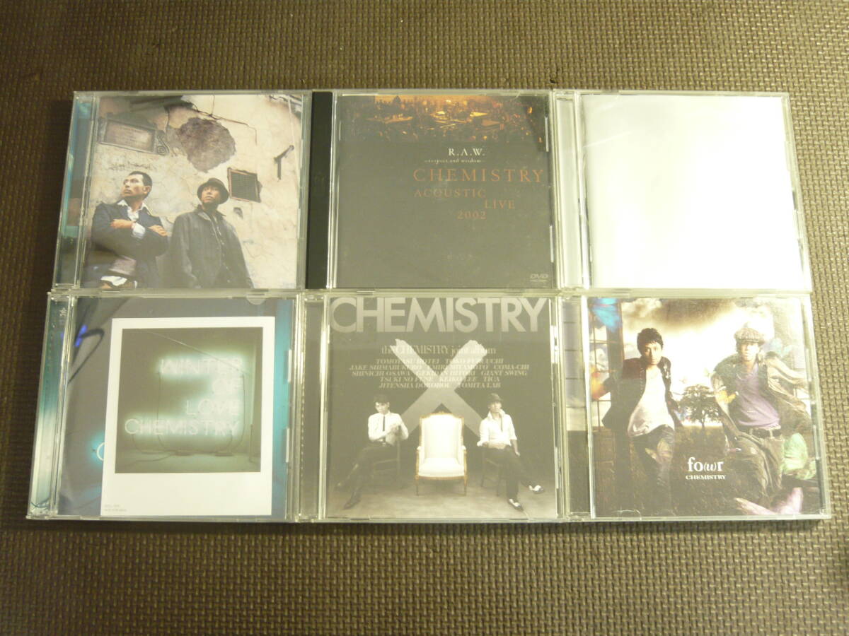 ユ）CD5枚＋DVD■ケミストリー　CHEMISTRY　いろいろまとめ　中古