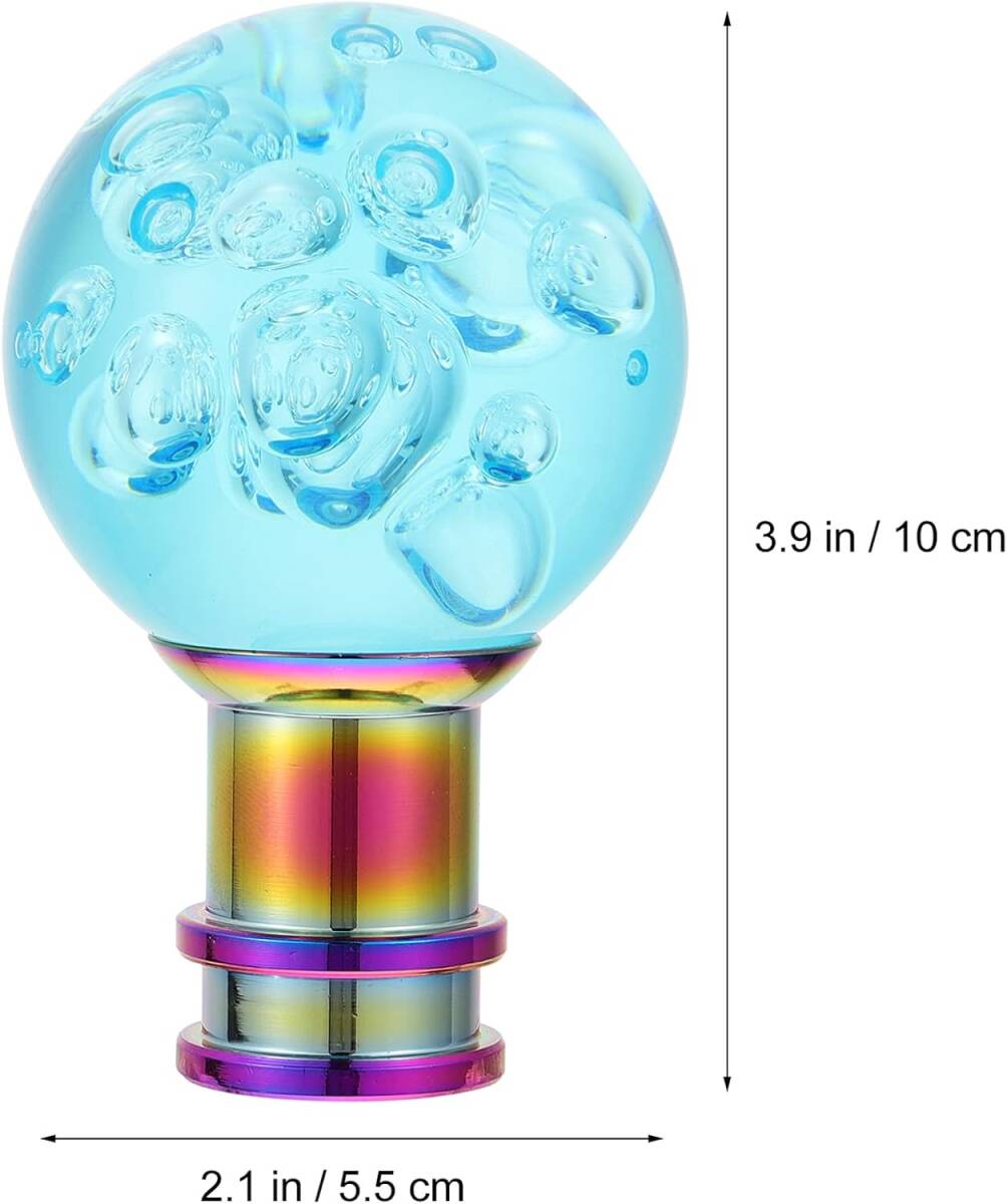 ledmomo シフトノブ M8 M10 丸型 泡入り 汎用_画像3