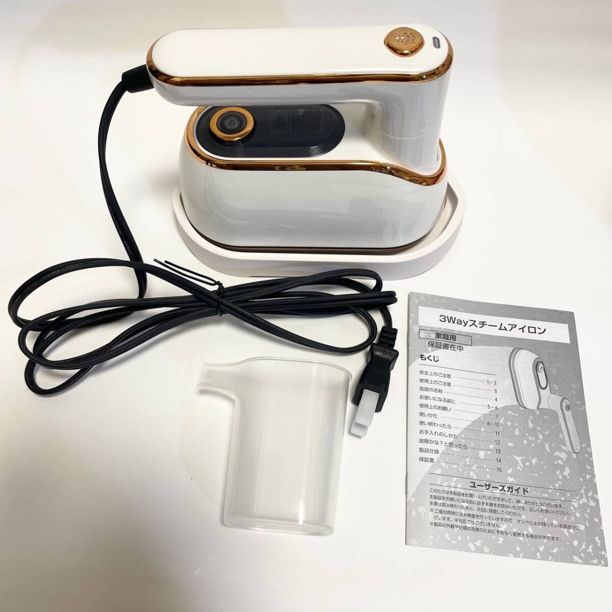 アイロン スチームアイロン 衣類スチーマー ハンガーにかけたまま ハンディ 小型 コンパクト ミニ ポータブル ハンディアイロン 150ml _画像7