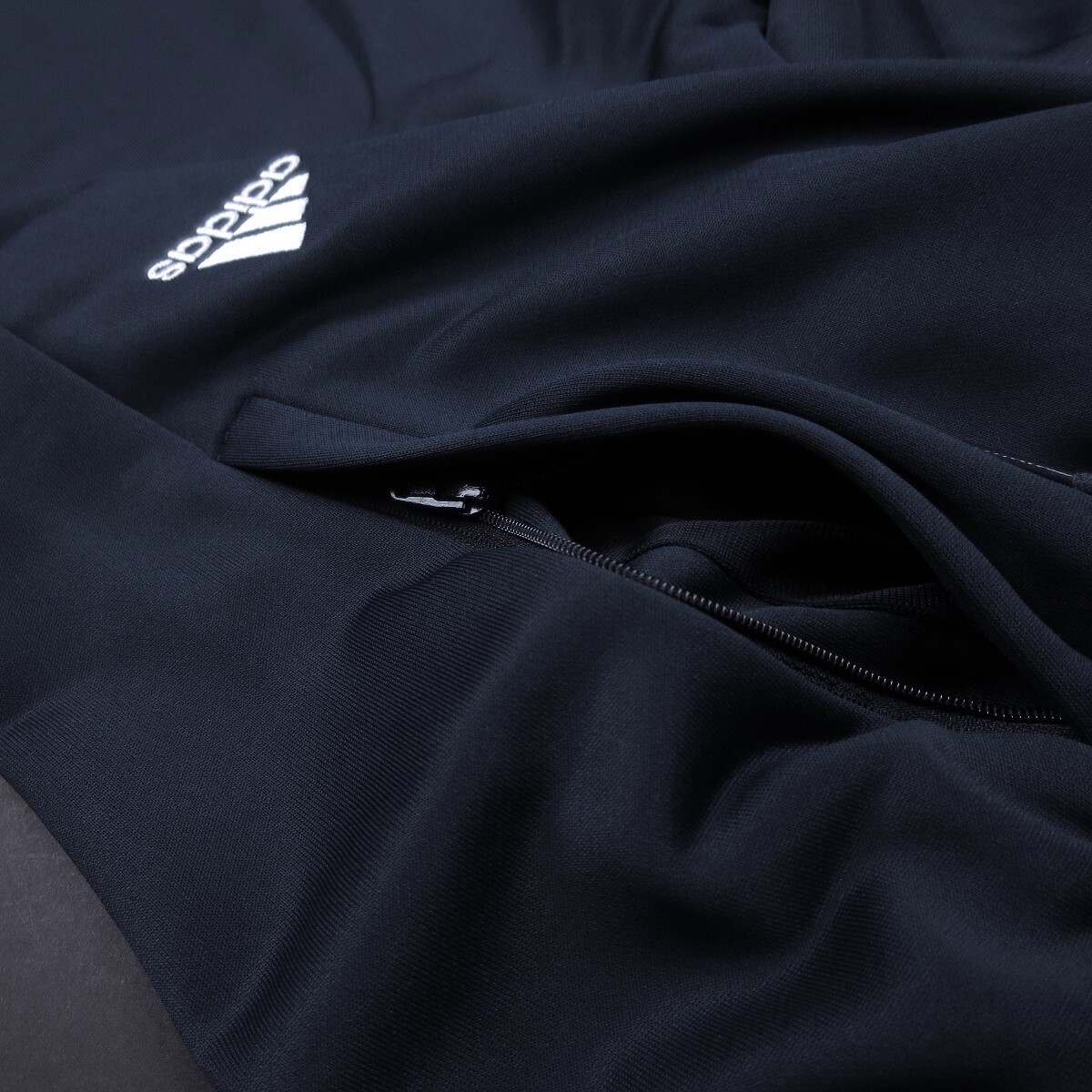 新品 ★ アディダス adidas 上下セット フレンチテリー フーディー ジョガーパンツ セットアップ T68/658紺/【L】