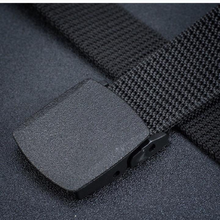 ナイロンベルト 　ブルー　ベージュ 穴なし 無段階調整 メンズ レディース 青黄_画像3