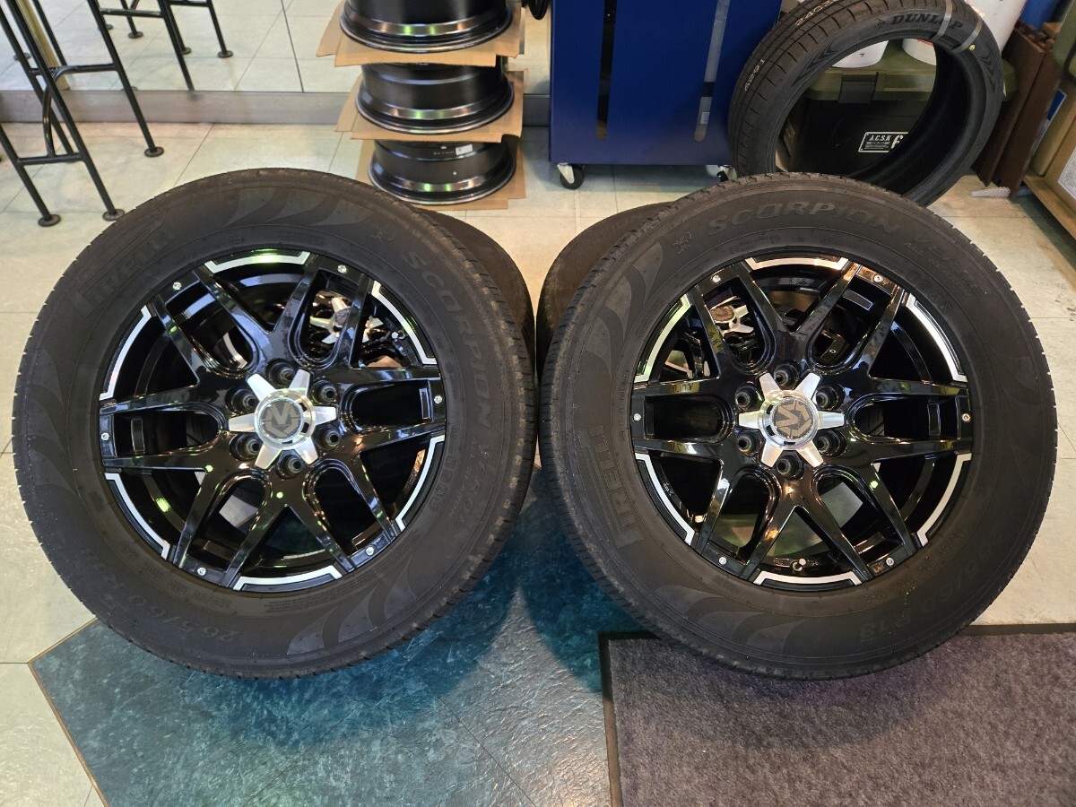 送料無料 WEDS MUD VANCE 04 18インチ 8J +20 6H PCD139.7 ホイール ウェッズ ランクル プラド ※ホイールのみ_画像1