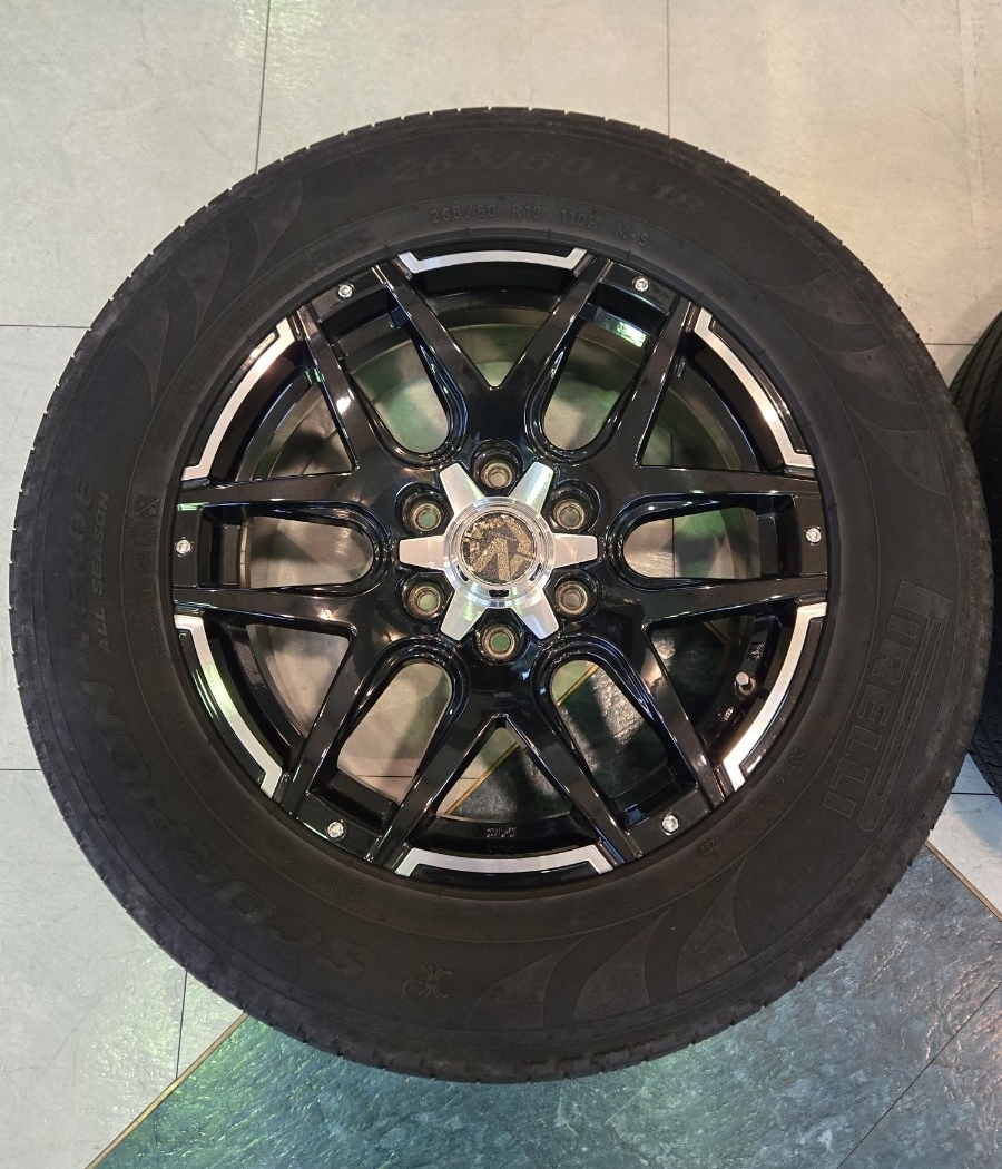 送料無料 WEDS MUD VANCE 04 18インチ 8J +20 6H PCD139.7 ホイール ウェッズ ランクル プラド ※ホイールのみ_画像3