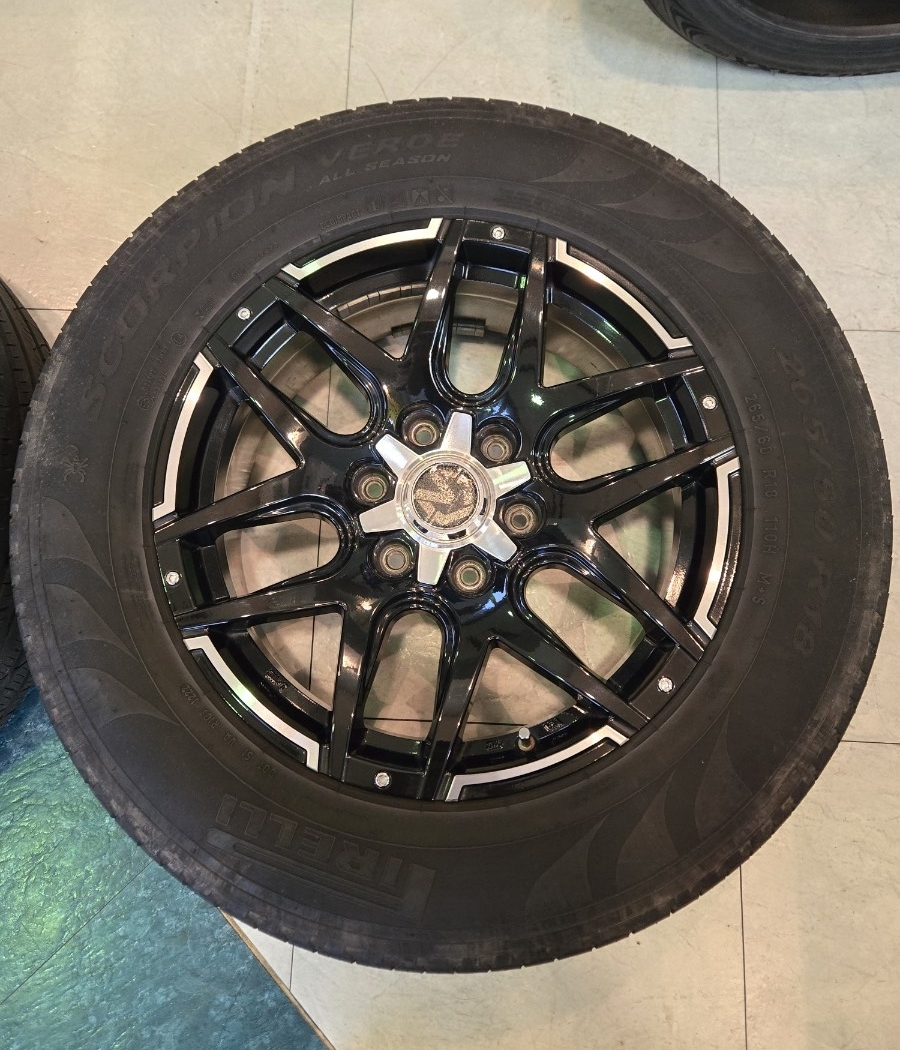 送料無料 WEDS MUD VANCE 04 18インチ 8J +20 6H PCD139.7 ホイール ウェッズ ランクル プラド ※ホイールのみ_画像4