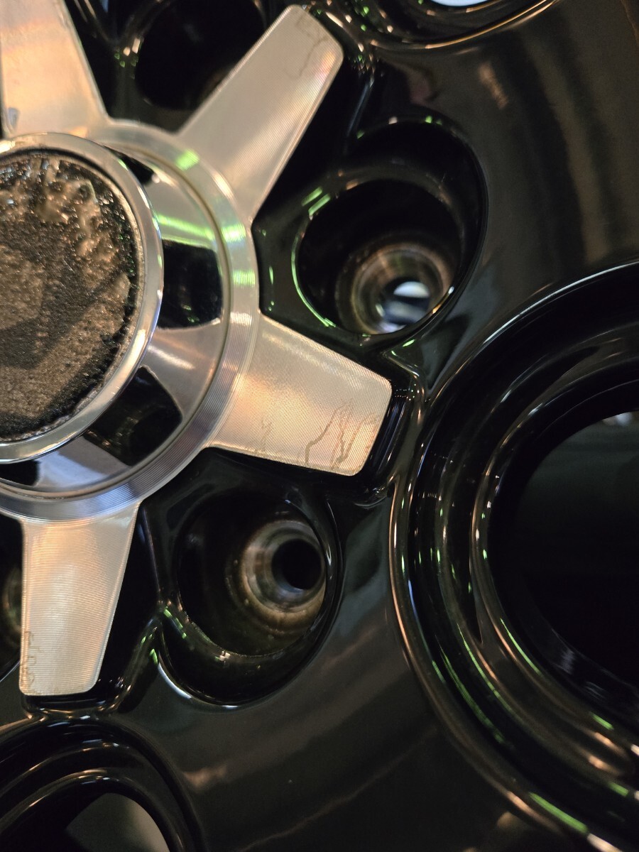 送料無料 WEDS MUD VANCE 04 18インチ 8J +20 6H PCD139.7 ホイール ウェッズ ランクル プラド ※ホイールのみ_画像8