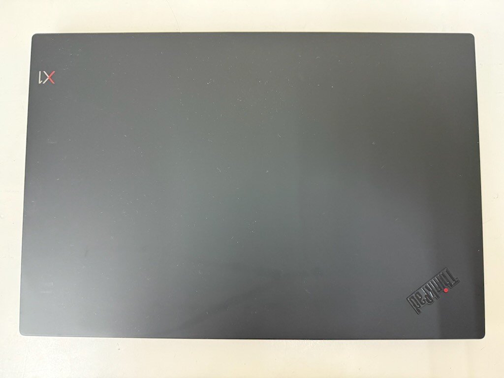 【UEFI起動確認／中古】ThinkPad X1 Carbon [TYPE 20KG-S20H00] (Core i5-8250U, RAM8GB, SSD無し) 本體のみ(ACアダプタ無し)●涂裝面劣化