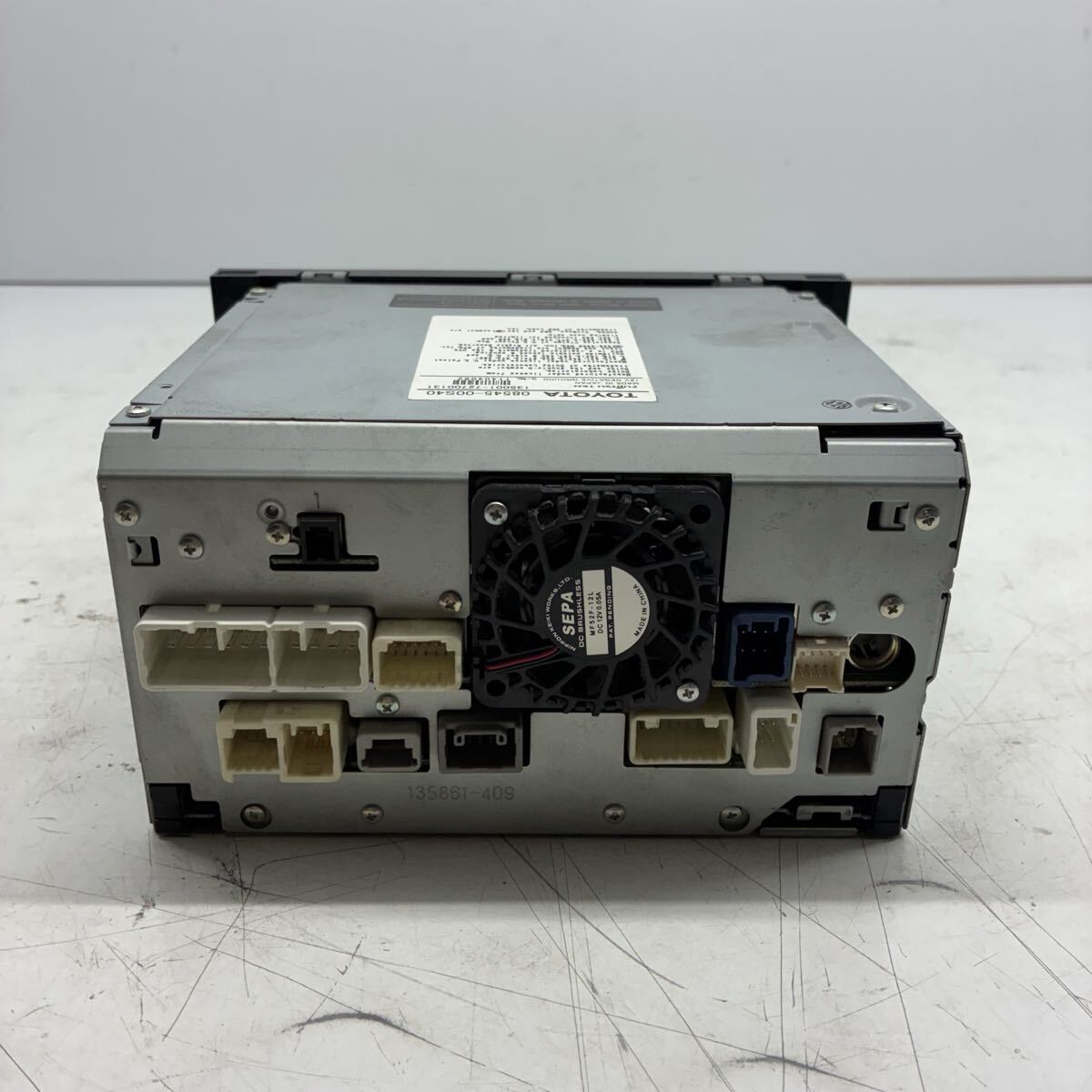 トヨタ NHDT-W59 08545-00S40 純正 ナビ カーナビ ナビモニター チューナー CD DVD HDDナビ ワンセグ 動作未確認 P71445_画像8