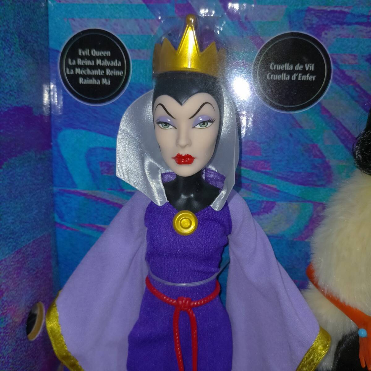 マテル ヴィランズ 3体セット ディズニー100周年セレブレーション マレフィセント クルエラ イズマ フィギュア 人形 ドール ハロウィン_画像2