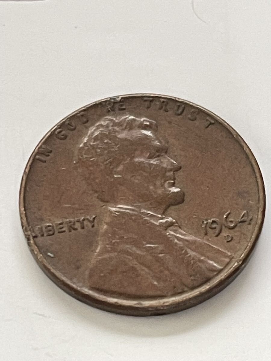 1964 リンカーン　 1セント硬貨　アメリカ合衆国_画像1