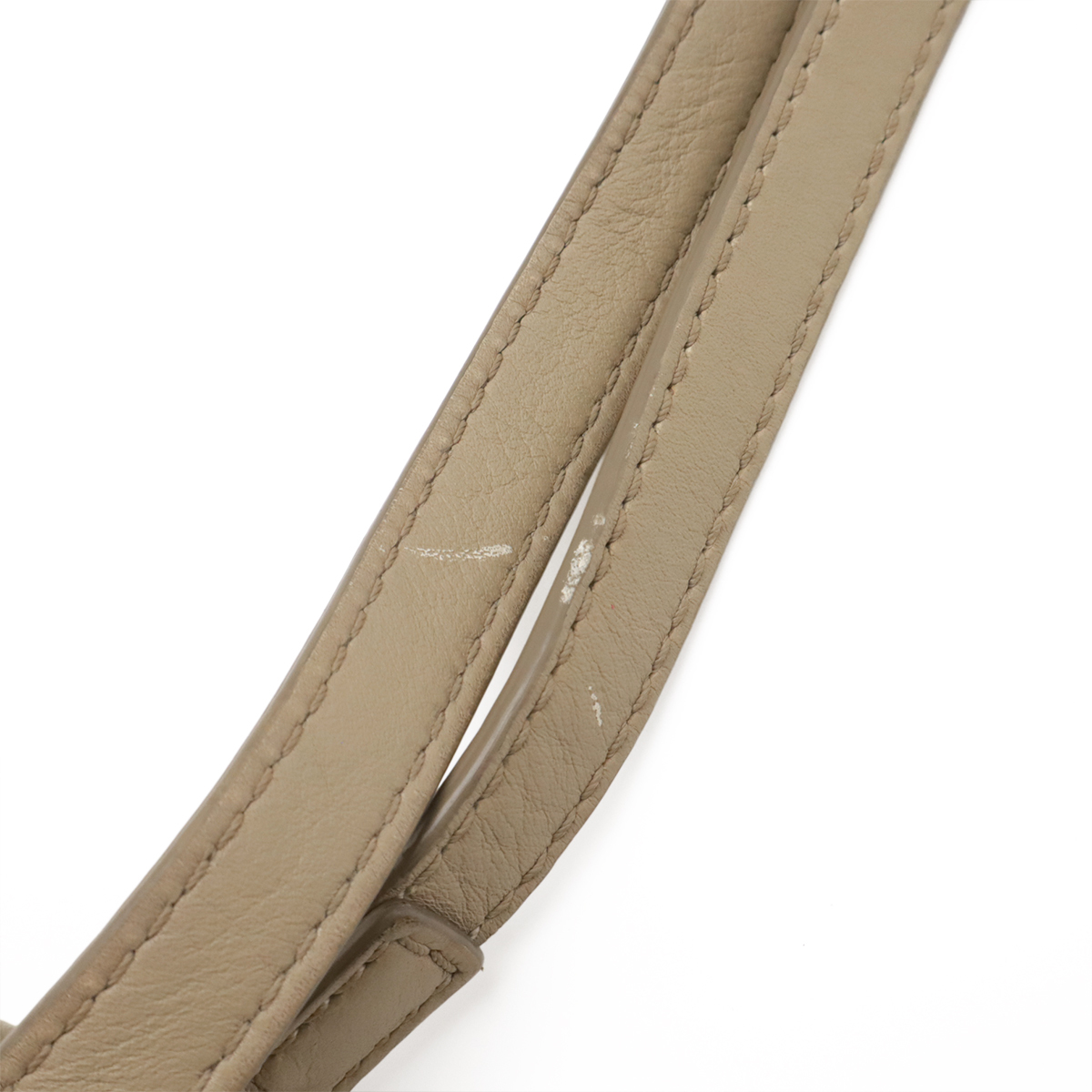 BURBERRY バーバリー スモークドチェック チェック柄 ショルダーバッグ 斜め掛け PVC レザー グレージュ マルチカラー_画像5