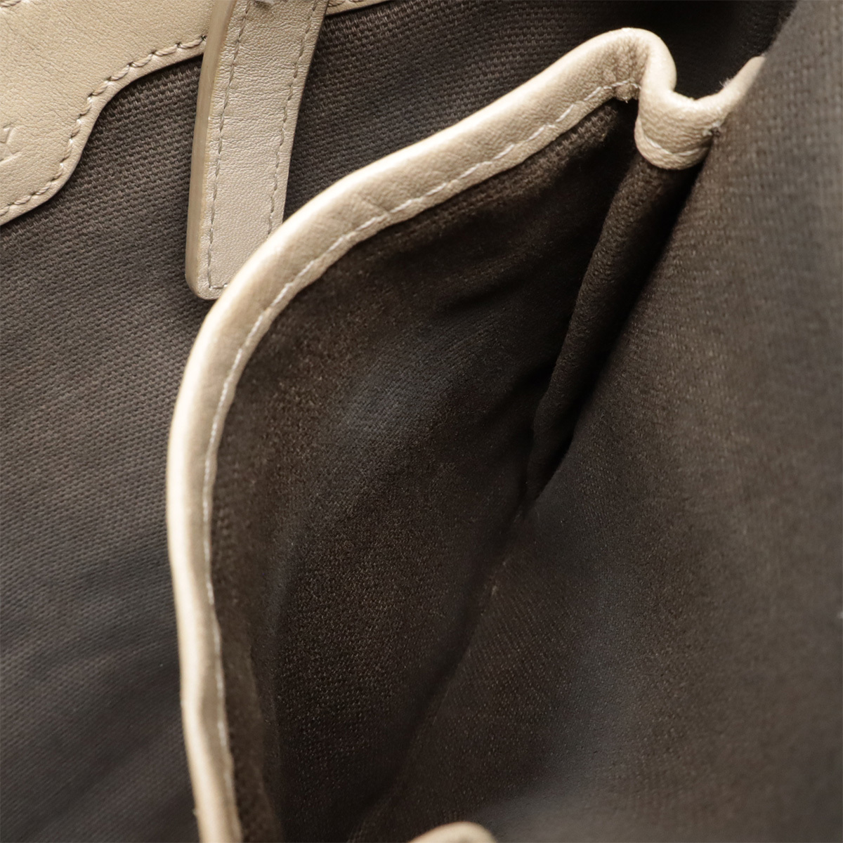 BURBERRY バーバリー スモークドチェック チェック柄 ショルダーバッグ 斜め掛け PVC レザー グレージュ マルチカラー_画像8