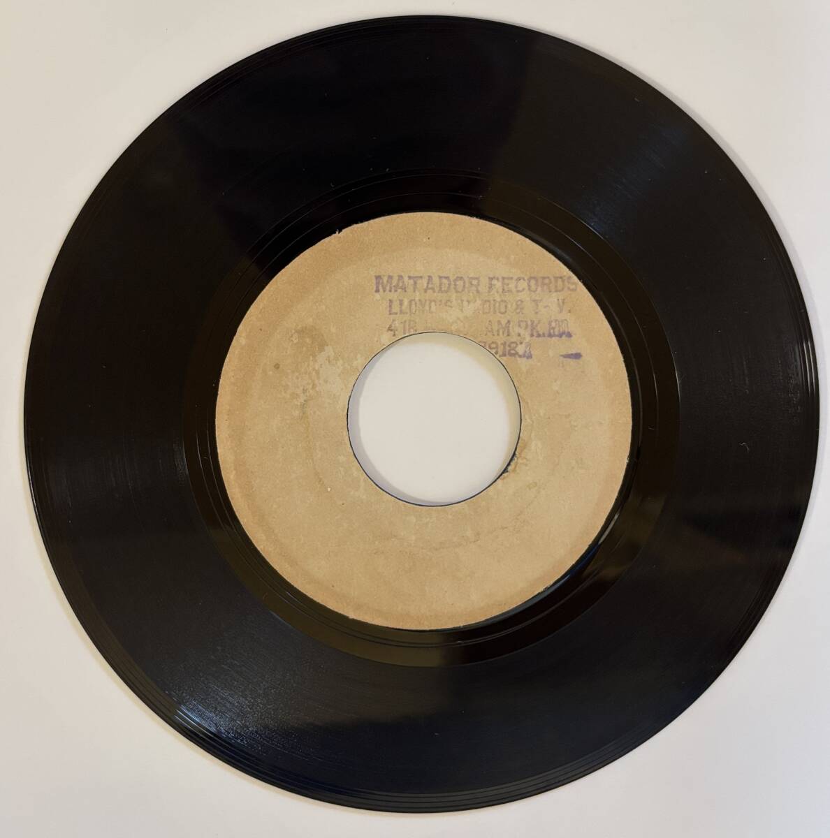 JOHNNY MOORE & MATADOR ALL STARS / LOVE KISS BLUE (MATADOR BLANK)