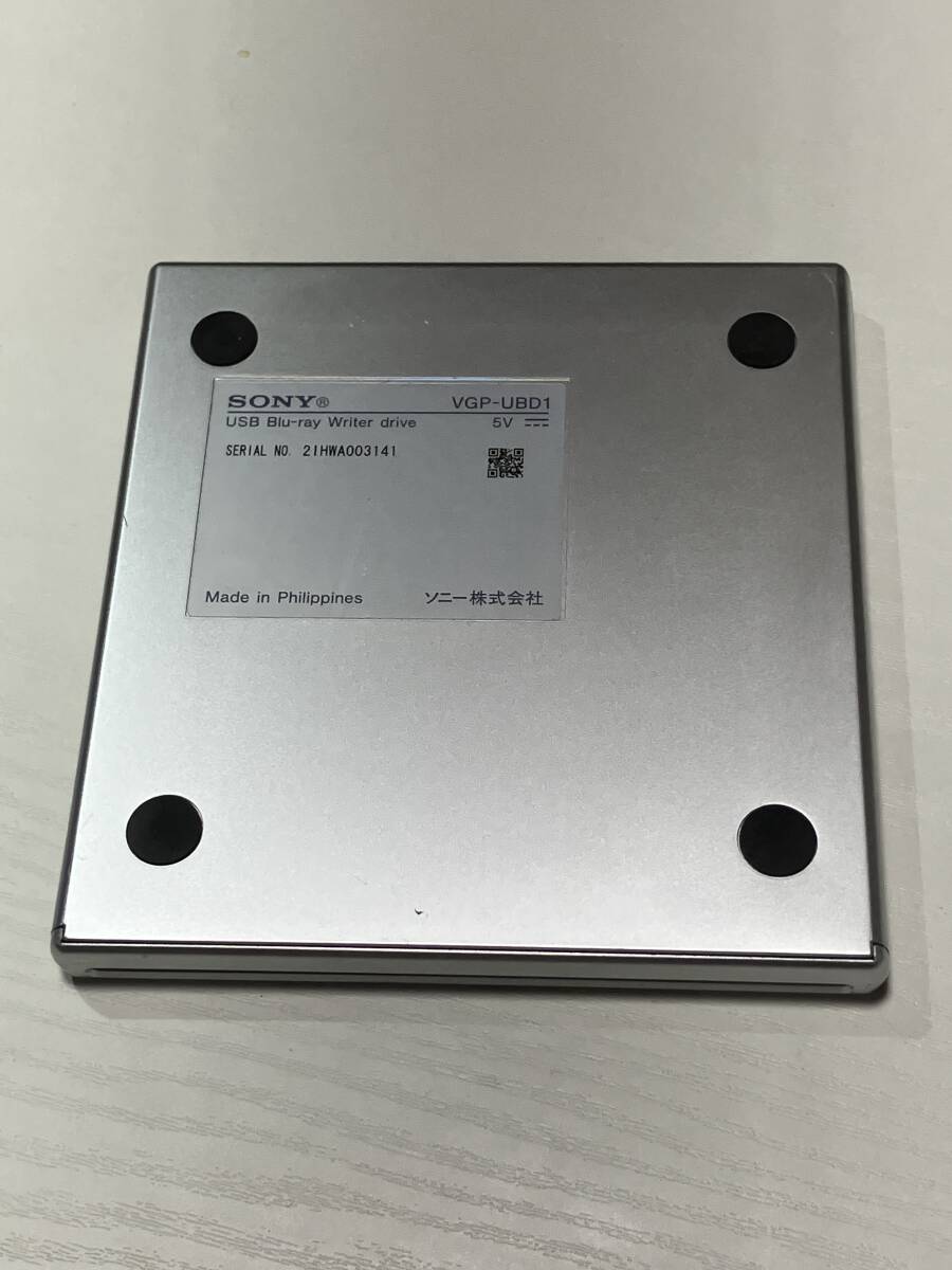 SONY blue-ray writer drive (VGP-UBD1) 光学ドライブ USB接続　VAIO Tap 20 系専属機器 _画像3