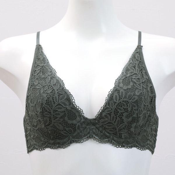 ブラジャーショーツセット 安い 三角ブラジャー ハーフバック パンツ インナー 下着 ゴージャス総レース お得品在庫セール M_画像4