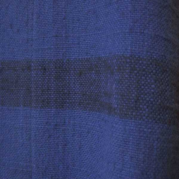 美品/グレープ横浜元町 grape シャツ 大きいサイズ 13号 LL 相当 古着 群青色 青 レディース 春 秋 トップス 綿100 コットン 長袖_画像3