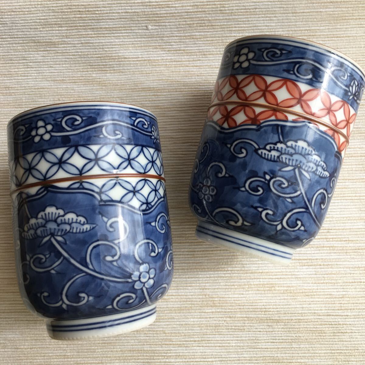 Shimizu . превосходящий . обжиг в печи 7 сокровищ Tang . комплект кружка не использовался товар