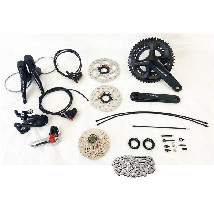 SHIMANO 105 R7025 油圧ディスクブレーキ 8点フルグループセット_画像1