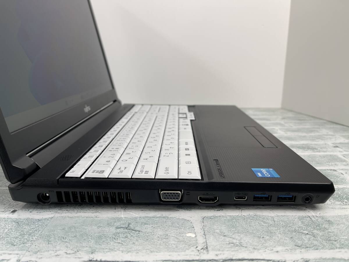 富士通 LIFEBOOK A5513/RX 2024年10月発表モデル Intel Core i3-1315U メモリ8GB+SSD256GB+DVD 顔認証 15.6型HD Win11 送料無料 N7J1117_画像5