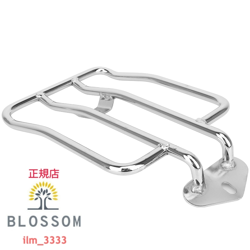★全國(guó)一律 送料3000円★新品未使用 キャリア 荷物 ラック【クロームメッキ】XL883 XL1200 スポーツスター 2004年式～2021年式 ハーレー