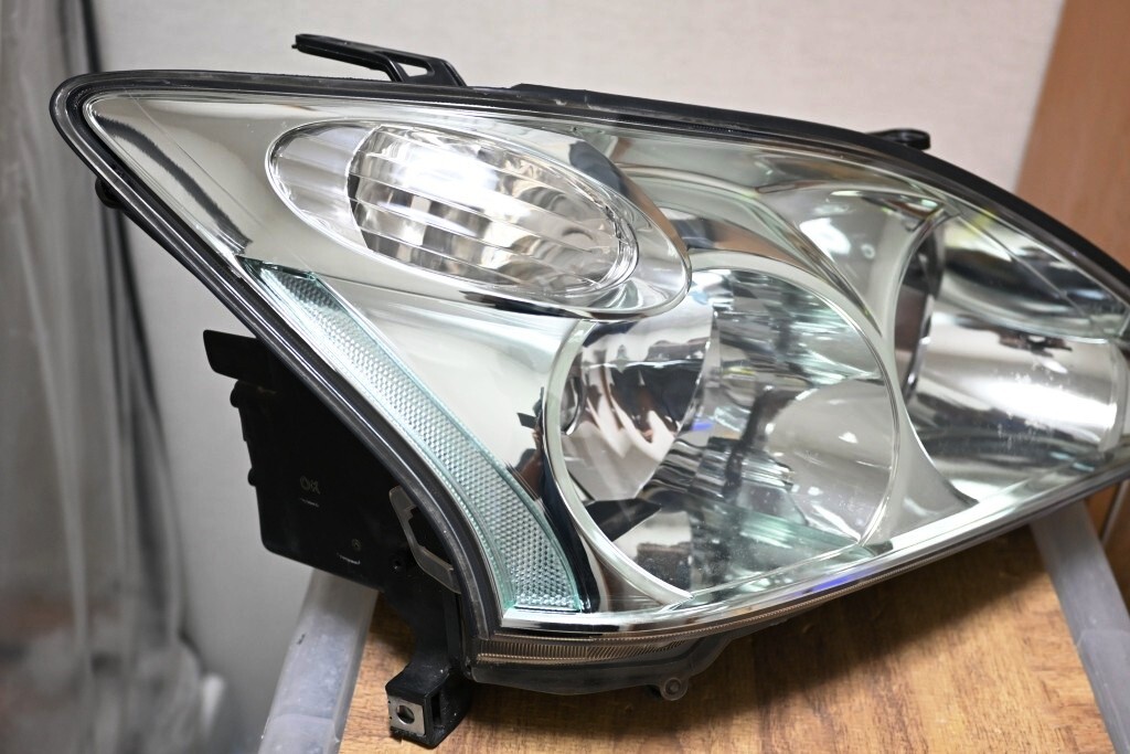 希少 ハロゲン 破損無し 黄ばみ無し TOYOTA HARRIER ACU30W GSU30W MCU30W トヨタ 30 ハリアー 純正 左右 ヘッドライト KOITO 48-32 打刻 2_画像8