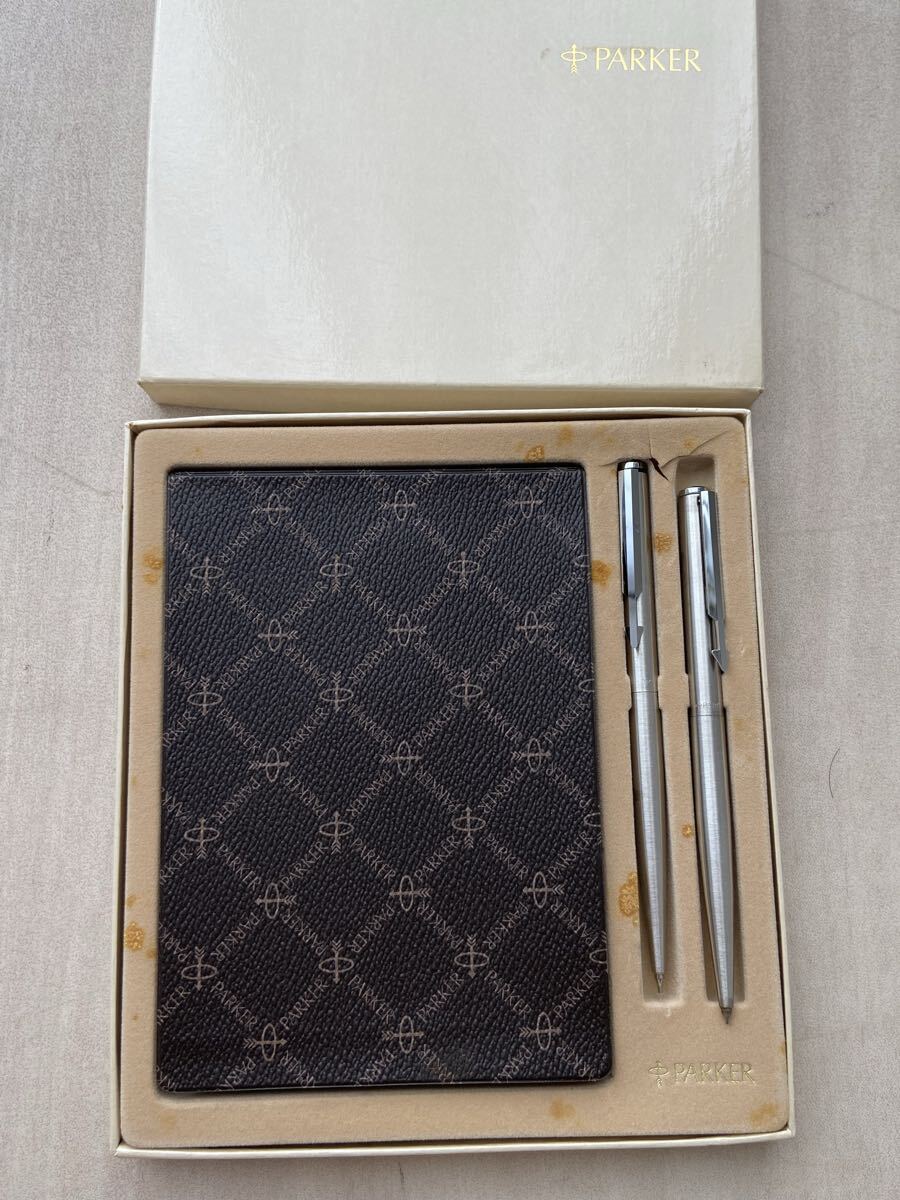 9.24.25 PARKER ORIGINAL ADDRESS BOOK ボールペン　シャーペンセット　未使用保管品　ネコポス　made In USA お110