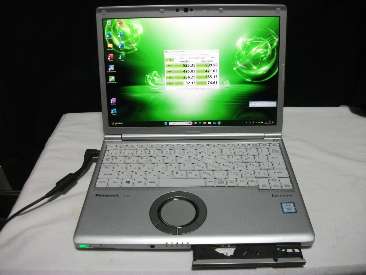 Win11 Panasonic Let's note CF-SV7RDAVS/Corei5/8GB память +SSD256GB/ мульти- /Office2021(350)
