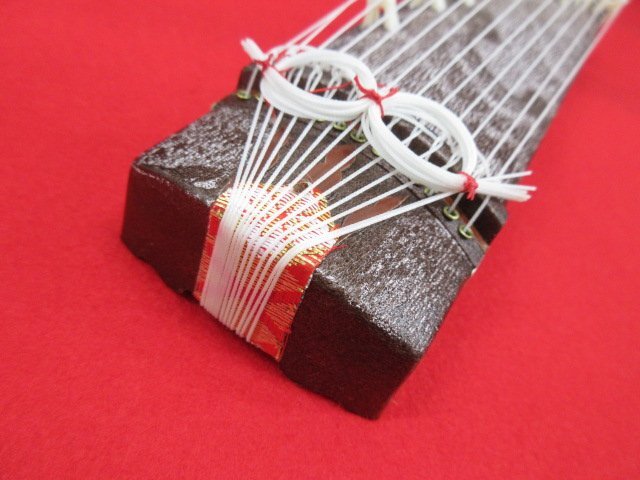 o039* Mini кото / полная ширина 30cm /. кото / струнные инструменты / короткий кото / 13 струна / не использовался 